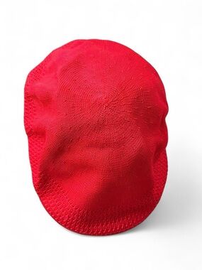 Kangol Red Knit 504 Tropic Cap